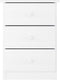 vidaXL - Nachtkastje - ALTA - 41x35x55,5 - cm - massief - grenenhout - wit