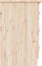 vidaXL - Nachtkastje - ALTA - 41x35x55,5 - cm - massief - grenenhout