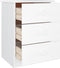 vidaXL - Nachtkastje - ALTA - 41x35x55,5 - cm - massief - grenenhout - wit