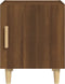 vidaXL - Nachtkastje - bewerkt - hout - bruin - eikenkleur