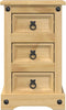 vidaXL - Nachtkastje - Corona - 35x32,5x58 - cm - massief - grenenhout