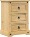 vidaXL - Nachtkastje - Corona - 45x35x64 - cm - massief - grenenhout