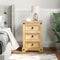 vidaXL - Nachtkastje - Corona - 45x35x64 - cm - massief - grenenhout