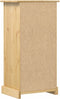 vidaXL - Nachtkastje - Corona - 53x39x103 - cm - massief - grenenhout