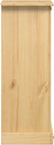 vidaXL - Nachtkastje - Corona - 53x39x103 - cm - massief - grenenhout