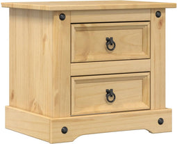 vidaXL - Nachtkastje - Corona - 53x39x50 - cm - massief - grenenhout