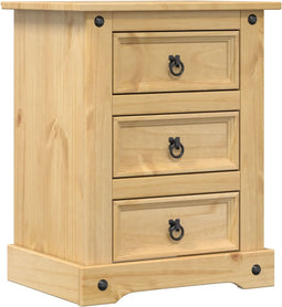 vidaXL - Nachtkastje - Corona - 53x39x66 - cm - massief - grenenhout