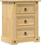 vidaXL - Nachtkastje - Corona - 53x39x66 - cm - massief - grenenhout