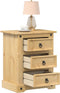 vidaXL - Nachtkastje - Corona - 53x39x66 - cm - massief - grenenhout