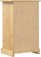 vidaXL - Nachtkastje - Corona - 53x39x84 - cm - massief - grenenhout