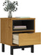 vidaXL - Nachtkastje - FLAM - 40x35x50 - cm - massief - grenenhout