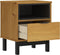 vidaXL - Nachtkastje - FLAM - 40x35x50 - cm - massief - grenenhout