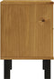 vidaXL - Nachtkastje - FLAM - 40x35x50 - cm - massief - grenenhout