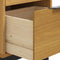 vidaXL - Nachtkastje - FLAM - 40x35x80 - cm - massief - grenenhout