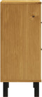 vidaXL - Nachtkastje - FLAM - 40x35x80 - cm - massief - grenenhout