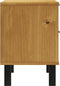 vidaXL - Nachtkastje - FLAM - 49x35x50 - cm - massief - grenenhout
