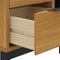 vidaXL - Nachtkastje - FLAM - 49x35x50 - cm - massief - grenenhout