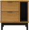 vidaXL - Nachtkastje - FLAM - 49x35x50 - cm - massief - grenenhout