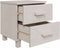 vidaXL - Nachtkastje - HAMAR - 40x35x44,5 - cm - massief - grenenhout - wit