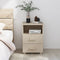 vidaXL - Nachtkastje - HAMAR - 40x35x62 - cm - massief - grenenhout - honingbruin