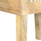 vidaXL - Nachtkastje - handgeschilderd - 40x30x60 - cm - massief - mangohout