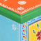 vidaXL - Nachtkastje - handgeschilderd - 40x30x60 - cm - massief - mangohout