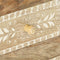 vidaXL - Nachtkastje - handgeschilderd - 40x30x60 - cm - massief - mangohout