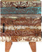 vidaXL - Nachtkastje - handgesneden - 40x30x50 - cm - massief - gerecycled - hout