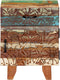 vidaXL - Nachtkastje - handgesneden - 40x30x50 - cm - massief - gerecycled - hout
