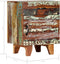 vidaXL - Nachtkastje - handgesneden - 40x30x50 - cm - massief - gerecycled - hout