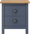 vidaXL - Nachtkastje - Hill - 46x35x49,5 - cm - massief - grenenhout - grijs