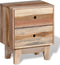 vidaXL - Nachtkastje - massief - gerecycled - hout