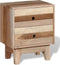 vidaXL - Nachtkastje - massief - gerecycled - hout