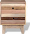 vidaXL - Nachtkastje - massief - gerecycled - hout