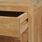 vidaXL - Nachtkastje - massief - teakhout - 40x30x50 - cm