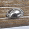 vidaXL - Nachtkastje - met - 1 - lade - bruin - en - wit
