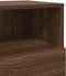 vidaXL - Nachtkastje - met - 2 - lades - 36x36x68 - cm - bruin - eikenkleur