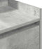vidaXL - Nachtkastje - met - 2 - lades - 38x34x80 - cm - betongrijs