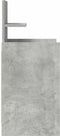 vidaXL - Nachtkastje - met - 2 - lades - 38x34x80 - cm - betongrijs