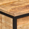 vidaXL - Nachtkastje - met - 2 - lades - 40x35x53 - cm - massief - ruw - mangohout