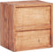 vidaXL - Nachtkastje - met - 3 - lades - 35x25x35 - cm - massief - mahoniehout