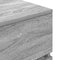 vidaXL - Nachtkastje - met - 3 - lades - 39x35x65 - cm - grijs - sonoma
