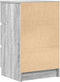 vidaXL - Nachtkastje - met - 3 - lades - 39x35x65 - cm - grijs - sonoma