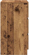 vidaXL - Nachtkastje - met - 3 - lades - 39x35x65 - cm - oud - hout