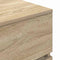 vidaXL - Nachtkastje - met - 3 - lades - 39x35x65 - cm - sonoma - eikenkleurig