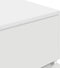vidaXL - Nachtkastje - met - 3 - lades - 39x35x65 - cm - wit