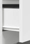 vidaXL - Nachtkastje - met - 3 - lades - 39x35x65 - cm - wit