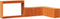 vidaXL - Nachtkastje - met - bureau - 232x122x75 - cm - grenenhout - wasbruin