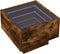 vidaXL - Nachtkastje - met - Infinity - LED - 40x40x30 - cm - gerookt - eikenkleurig