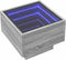 vidaXL - Nachtkastje - met - Infinity - LED - 40x40x30 - cm - grijs - sonoma - eiken